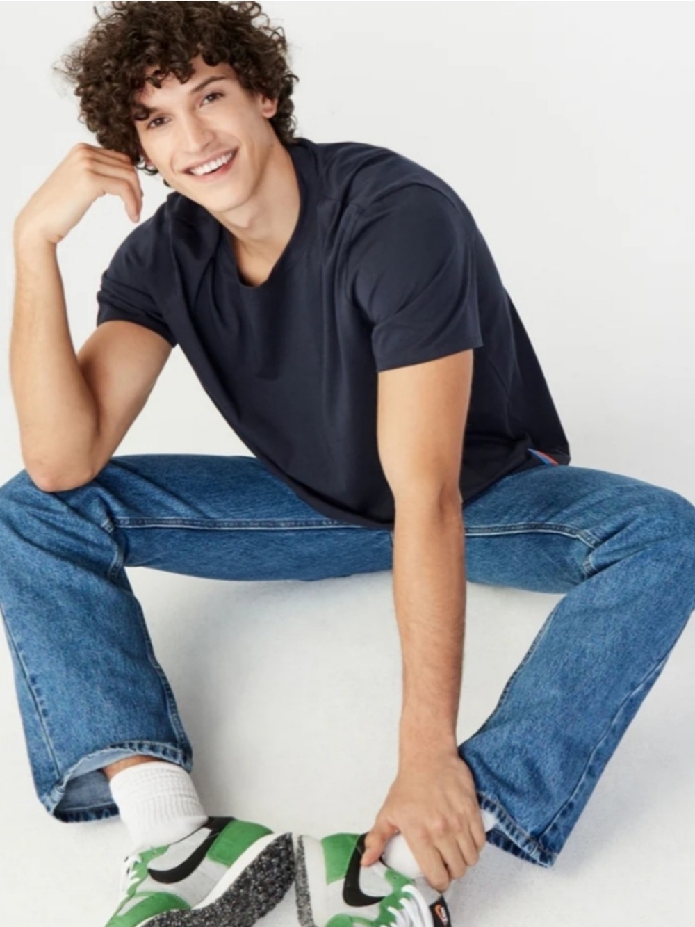 KULE Men's the Archie Tee Shirt Navy